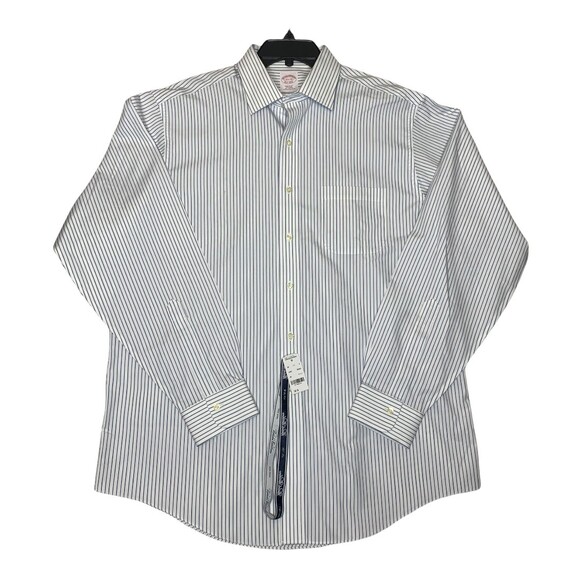 Brooks Brother Striped Shirt Regular Fit Size 16.5-36 Non-Iron (New) - Picture 1 of 8